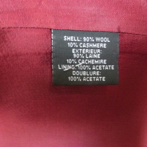 Vintage Black Talbots Wool/Cashmere Blend Coat, Size 8P - Picture 5 of 5